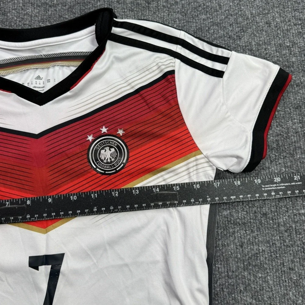 Schweinsteiger 7 Germany Adidas Jersey Mens Medium White Soccer World Cup